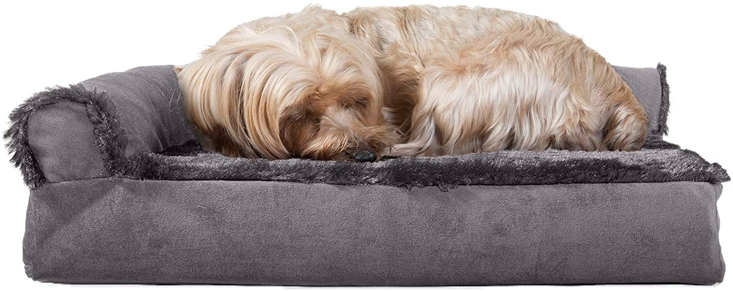 Furhaven Orthopedic, Cooling Gel, and Memory Foam Pet Beds for Small, Medium, and Large Dogs and Cats - Two-Tone L Chaise, Southwest Kilim Sofa, Faux Fur Velvet Sofa Dog Bed, and More Animals & Pet Supplies > Pet Supplies > Cat Supplies > Cat Beds Furhaven