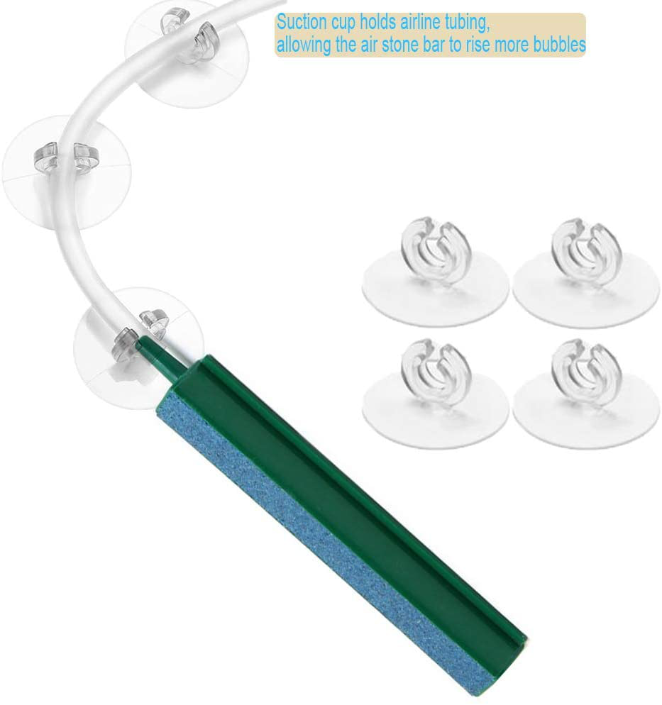 PETIT MANON Air Stone Bar Set,8 Pcs Bar Bubble Diffuser with 4 Pcs Aquarium Suction Cup for Aquarium Fish Tank Animals & Pet Supplies > Pet Supplies > Fish Supplies > Aquarium Air Stones & Diffusers PETIT MANON
