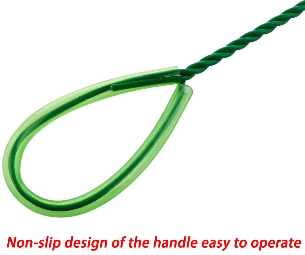 DQITJ 4 Pcs Aquarium Fish Net, Quick Catch Mesh Nylon Fishing Nets with Plastic Handle, 4-Inch (Green) Animals & Pet Supplies > Pet Supplies > Fish Supplies > Aquarium Fish Nets DQITJ