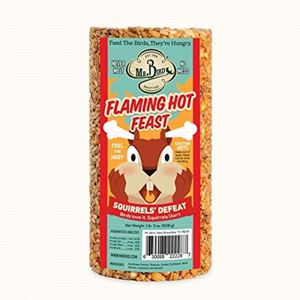 Mr. Bird Flaming Hot Feast Small Cylinder 19 Oz. Animals & Pet Supplies > Pet Supplies > Bird Supplies > Bird Food Mr. Bird