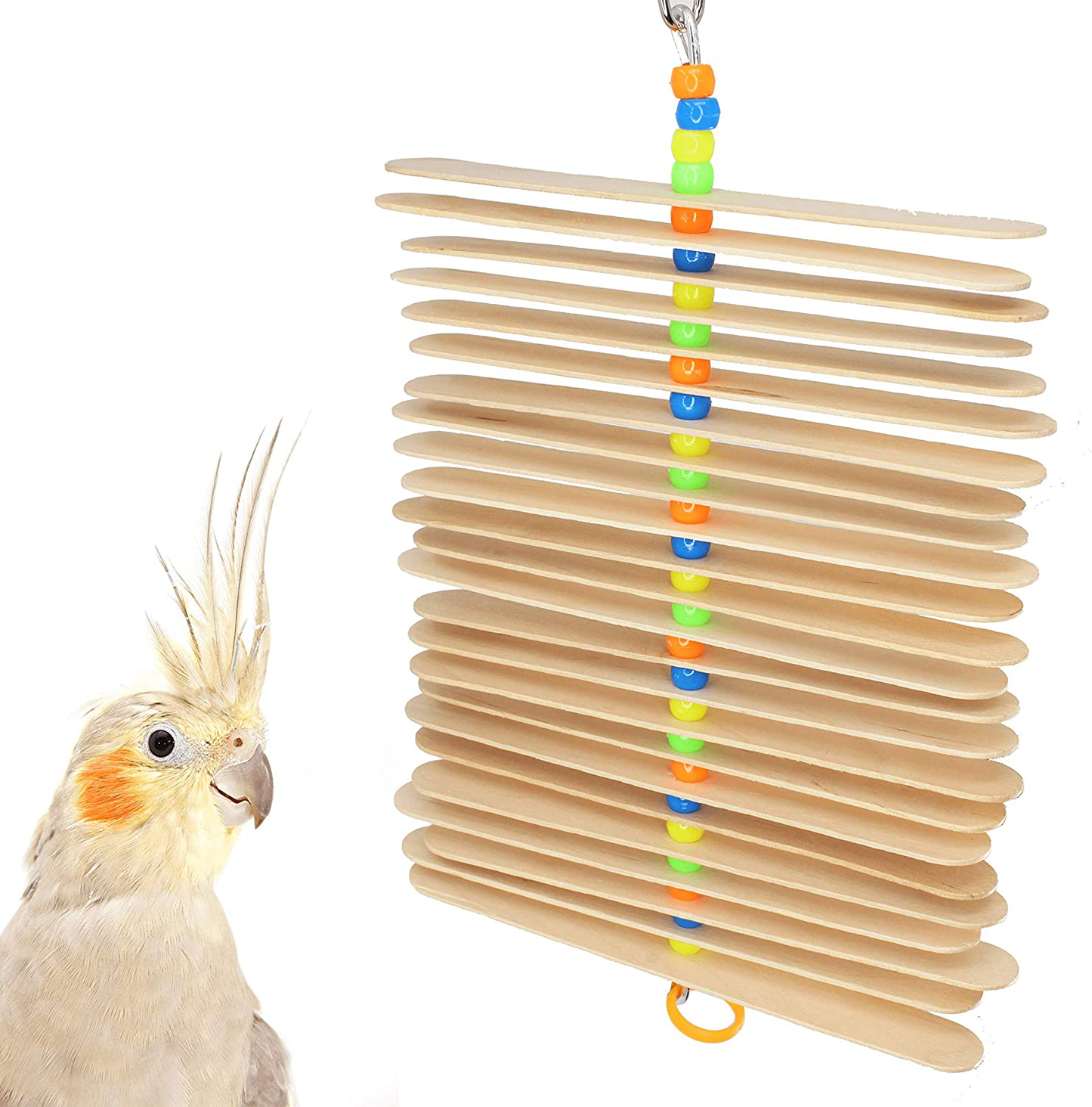 Bonka Bird Toys Colorful Natural Big Stick Chew Beak Feet Parrot Quaker Budgie Finch Conure Parakeet Animals & Pet Supplies > Pet Supplies > Bird Supplies > Bird Toys Bonka Bird Toys