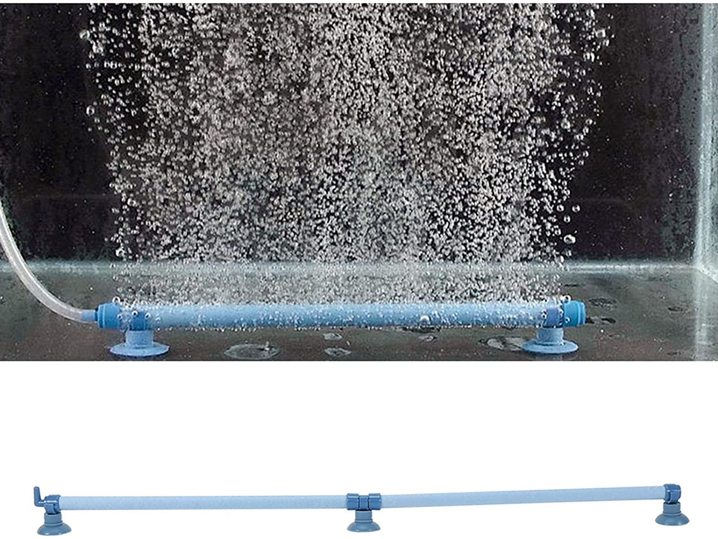 Air Stone Bubble, Fish Tank Aquarium Air Bubble Wall Air Stone Tube Spray Aeration Tube for Fish Tank(28") Animals & Pet Supplies > Pet Supplies > Fish Supplies > Aquarium Air Stones & Diffusers Zerone 23"