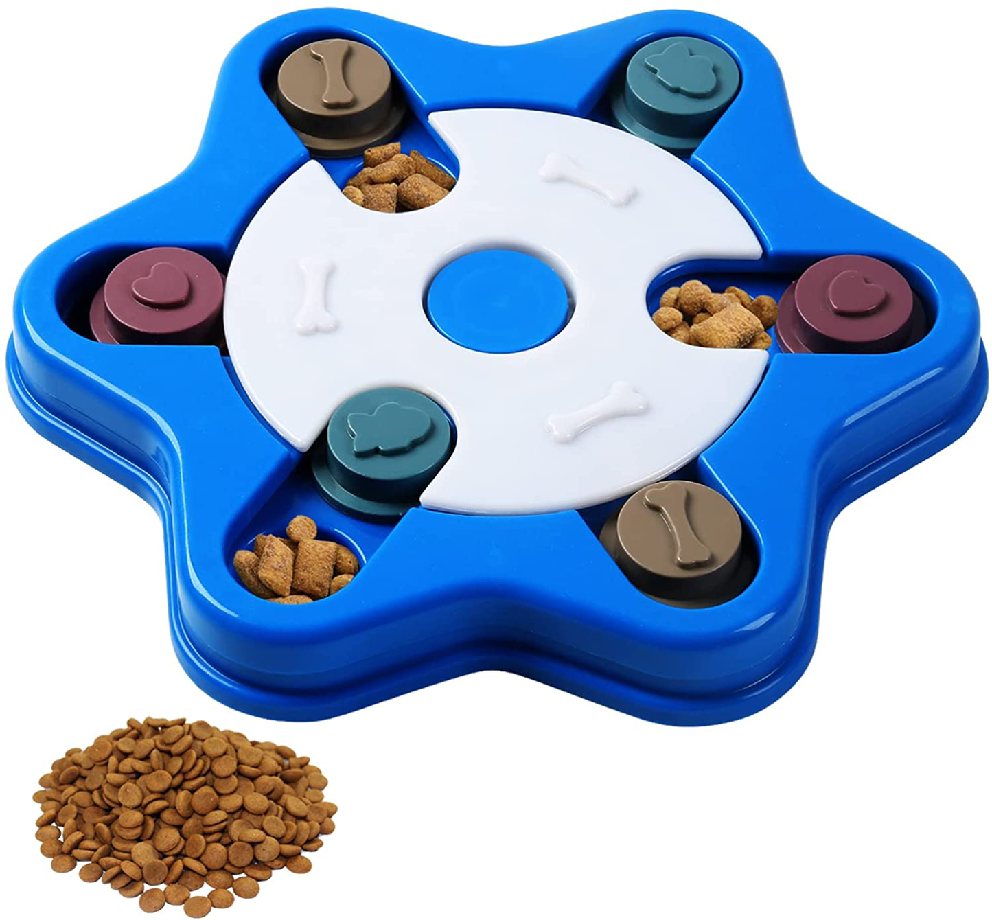 Dog Puzzle Toys,Dogs Food Puzzle Feeder Toys for IQ Training & Mental Enrichment,Dog Treat Puzzle Animals & Pet Supplies > Pet Supplies > Dog Supplies > Dog Toys DR CATCH Sky Blue