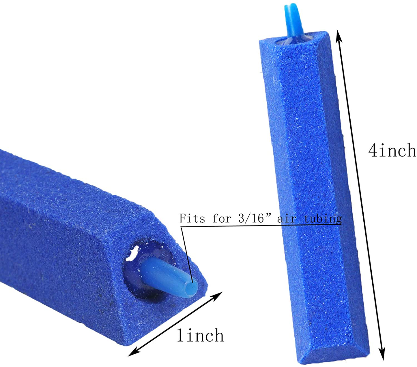 AQUANEAT 12 PCS 4” Aquarium Air Stones Bubble Curtain Bar Air Diffuser Aerator Hydroponics Airstones Animals & Pet Supplies > Pet Supplies > Fish Supplies > Aquarium Air Stones & Diffusers AQUANEAT