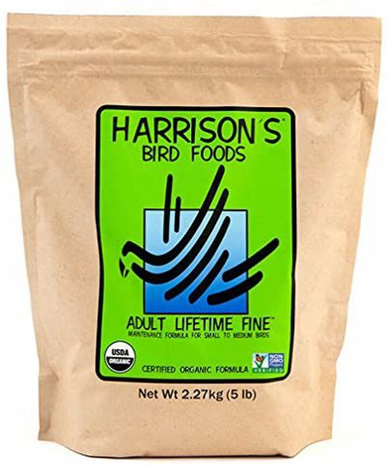 Harrison'S Bird Foods Adult Lifetime Fine 5Lb Animals & Pet Supplies > Pet Supplies > Bird Supplies > Bird Food Harrison's Bird Foods
