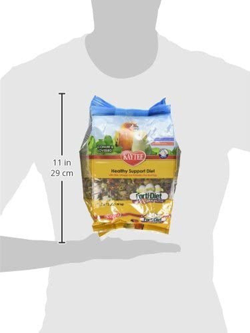 Kaytee Forti-Diet Pro Health Egg-Cite! Conure & Lovebird Food, 2 Pack 3-Lb Bags Animals & Pet Supplies > Pet Supplies > Bird Supplies > Bird Food Kaytee