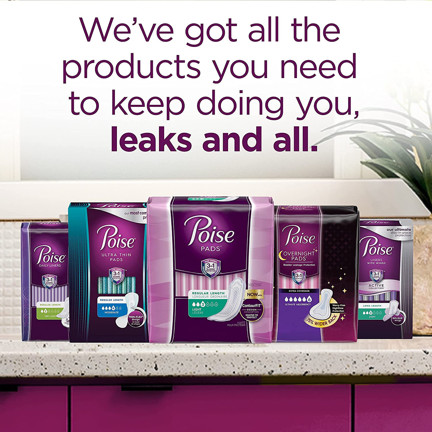 Poise Incontinence Pads for Women, Ultimate Absorbency, Long, Original Design, 90 Count (2 Packs of 45) (Packaging May Vary) Animals & Pet Supplies > Pet Supplies > Dog Supplies > Dog Diaper Pads & Liners Poise