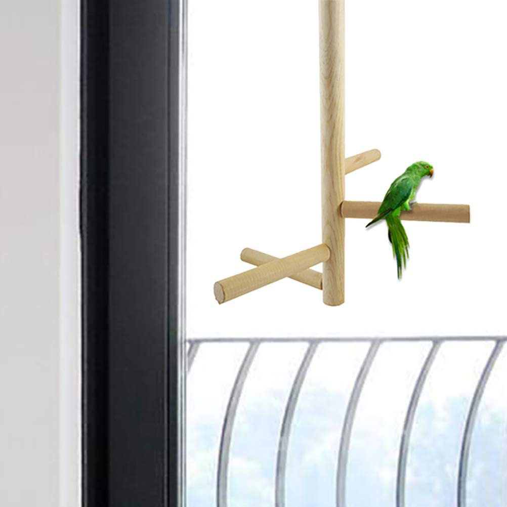 Newooh Bird Cage Stand Parrot Perch Training Stands Playstand Playgound Play Gym for Concures Parakeets Lovebirds Cockatiels Animals & Pet Supplies > Pet Supplies > Bird Supplies > Bird Gyms & Playstands Newooh