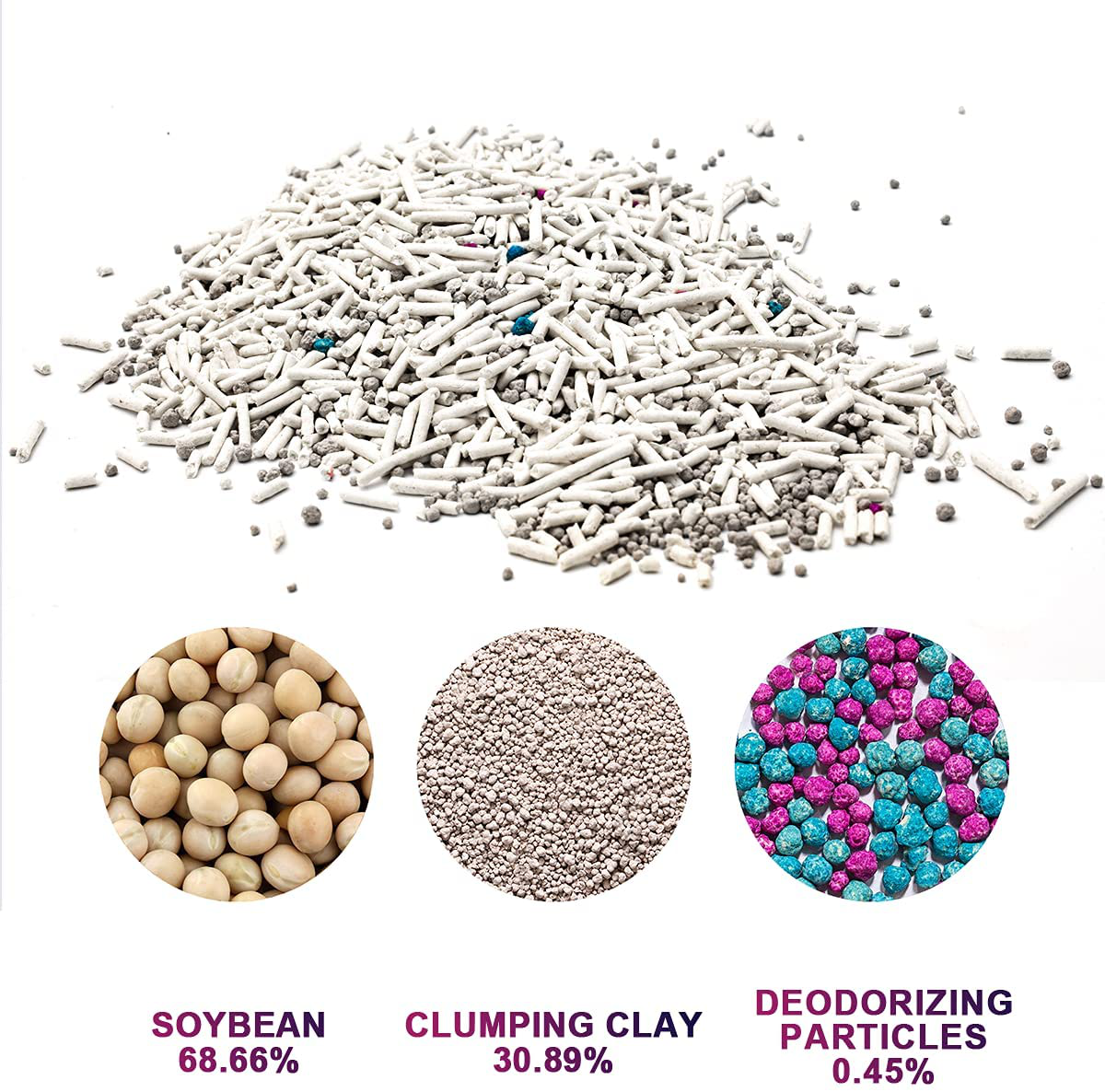 Streyant Mixed Cat Litter, Quick Clumping, Deodorize, Flushable, Dust Free & Unscented for Kitty 6Lbs / Pack (Unscented) Animals & Pet Supplies > Pet Supplies > Cat Supplies > Cat Litter STREYANT