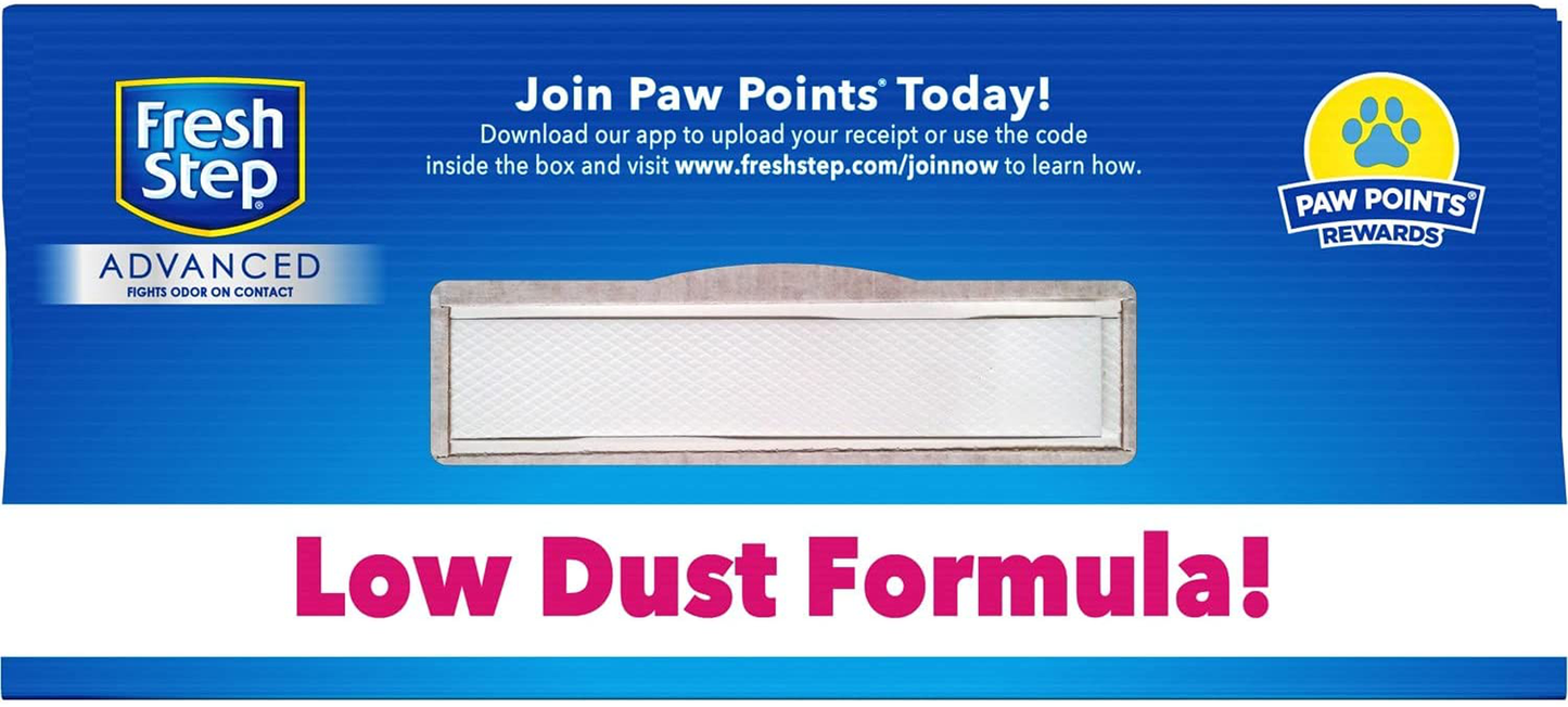 Fresh Step Advanced Cat Litter, Clumping Cat Litter, 99.9% Dust-Free, Gain Scent, 37 Lbs Total ( 2 Pack of 18.5 Lb Boxes) Animals & Pet Supplies > Pet Supplies > Cat Supplies > Cat Litter Fresh Step