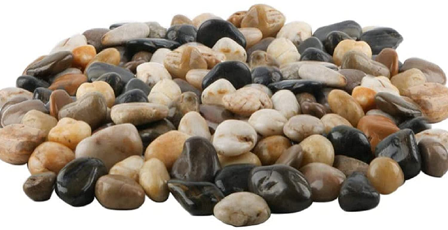 River Rocks for Aquarium, Natural Polished Decrotive Rocks for Plants, –  KOL PET