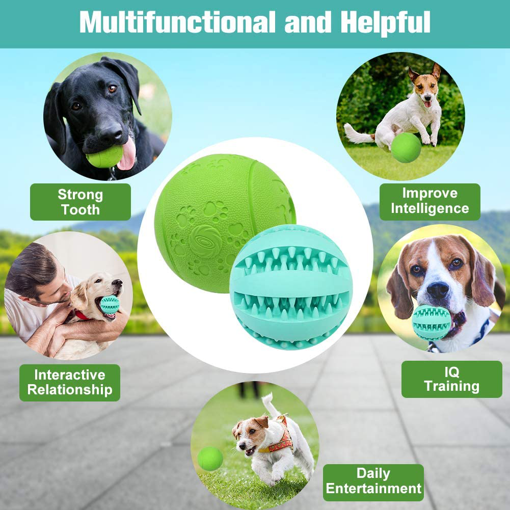Interactive Dog Toys for Puppies 2 Pack, HIPPIH Dog Puzzle Toys for Small Dogs, Dog Balls for Medium Dogs, Treat Dispensing Dog Toys Animals & Pet Supplies > Pet Supplies > Dog Supplies > Dog Toys HIPPIH   