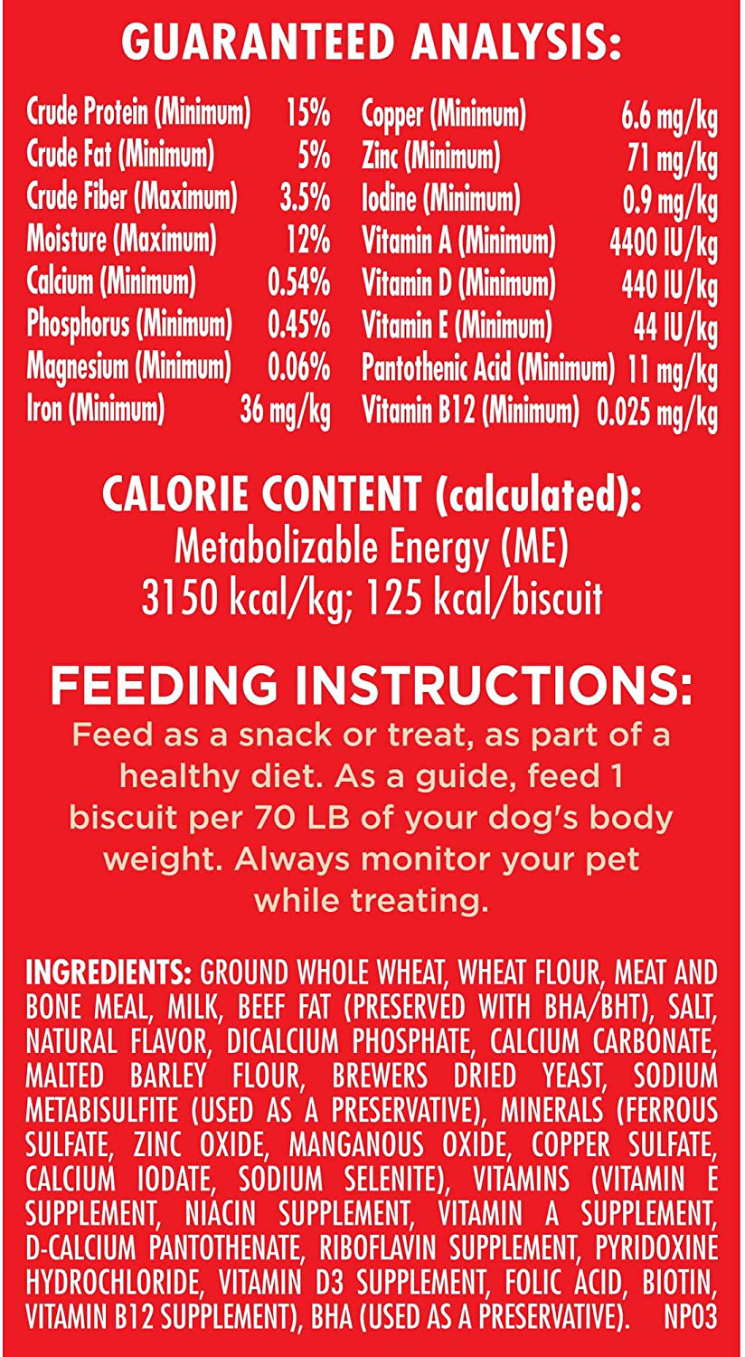 Milk-Bone Original Dog Treat Biscuits, Crunchy Texture Helps Clean Teeth Animals & Pet Supplies > Pet Supplies > Dog Supplies > Dog Treats Milk-Bone