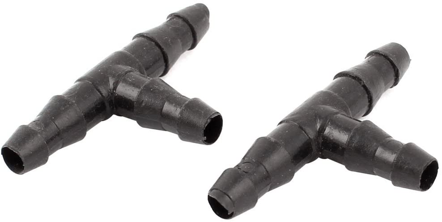 Uxcell Plastic Fish Tank 3 Way Tee Adapters Aquarium Air Tubing Connectors 5 Pcs Black Animals & Pet Supplies > Pet Supplies > Fish Supplies > Aquarium & Pond Tubing uxcell