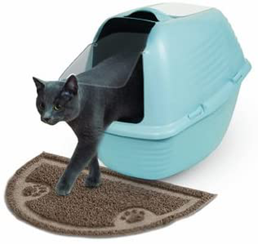 Arm & Hammer Half Circle Litter Mat, Pearl Tan Animals & Pet Supplies > Pet Supplies > Cat Supplies > Cat Litter Box Mats Petmate
