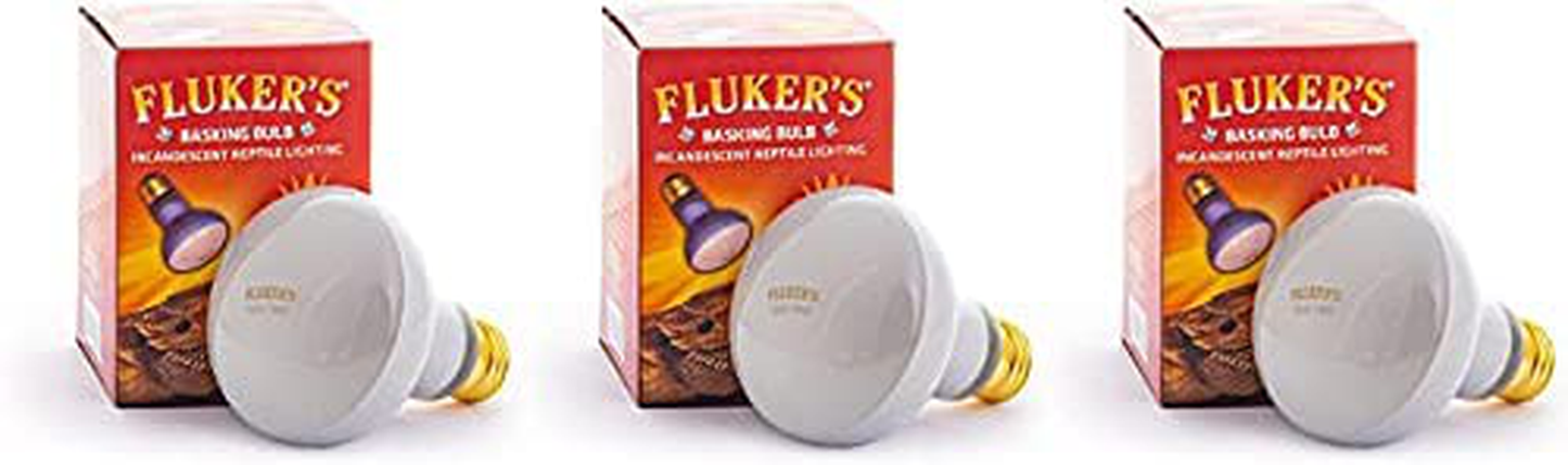 Fluker'S Basking Spotlight Bulbs for Reptiles Animals & Pet Supplies > Pet Supplies > Reptile & Amphibian Supplies > Reptile & Amphibian Habitat Heating & Lighting Fluker Labs Pack of 3