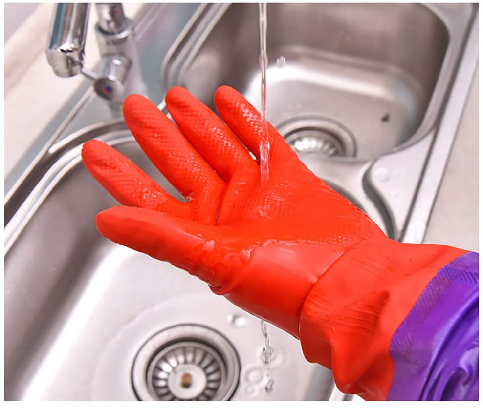 PIVBY Fish Tank Gloves Aquarium Water Change Tools Dry Rock for Saltwater Aquariums - Elastic Forearm Seals & Prevents Leaks - Heavy-Duty Construction 19.3-Inch (1 Pair) Animals & Pet Supplies > Pet Supplies > Fish Supplies > Aquarium Cleaning Supplies PIVBY