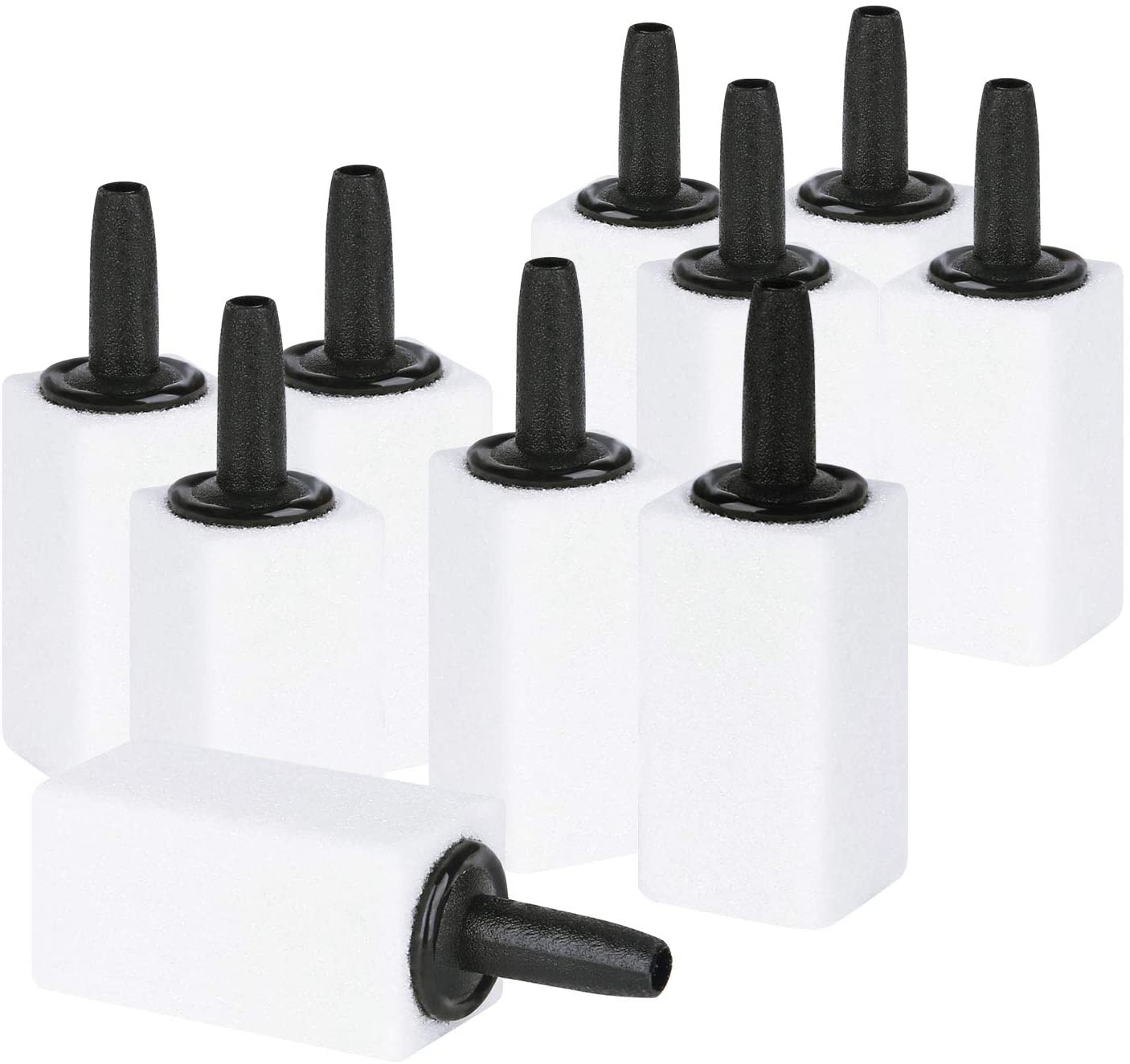 Pawfly Small Air Stone Bubble Stone Diffuser Bubbler Airstones for Aquarium Fish Tank and Pump Animals & Pet Supplies > Pet Supplies > Fish Supplies > Aquarium Air Stones & Diffusers Pawfly White 10 PCS