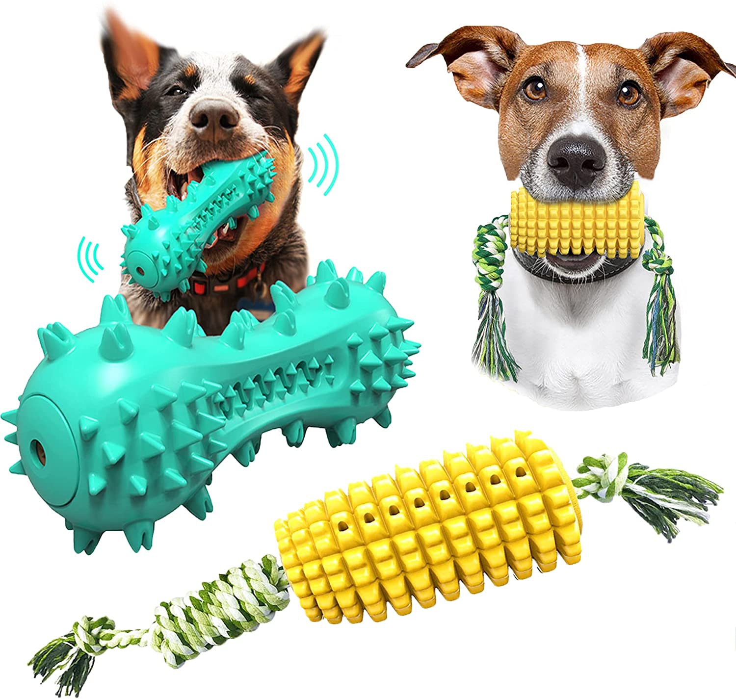 Dog Chew Toys, Puppy Toothbrush Clean Teeth Interactive Dog Toys