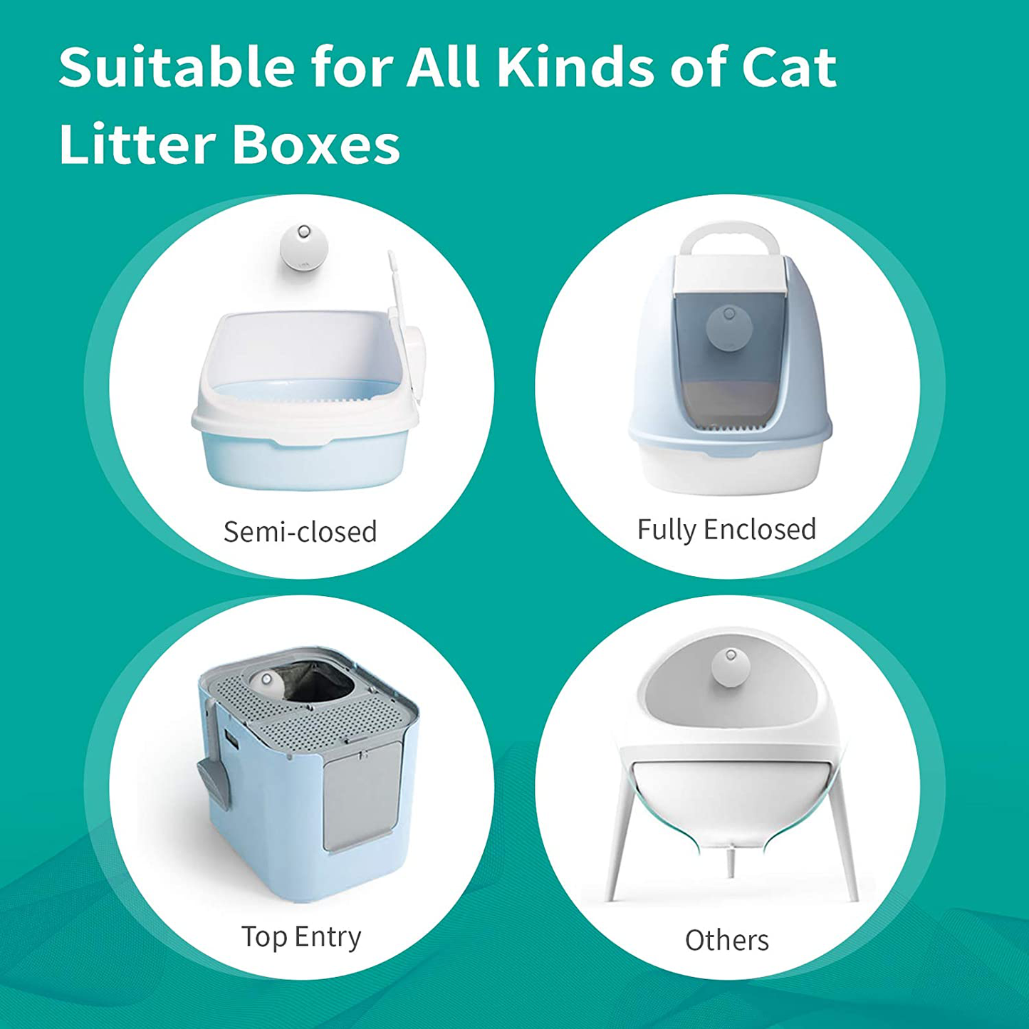 Uahpet Cat Litter Deodorizer Litter Box Odor Eliminator for All Kinds of Cat Litter Box Bathroom Wardrobe Kitchen and Small Area(80% Deodorization/99% Deodorization Animals & Pet Supplies > Pet Supplies > Cat Supplies > Cat Litter uahpet