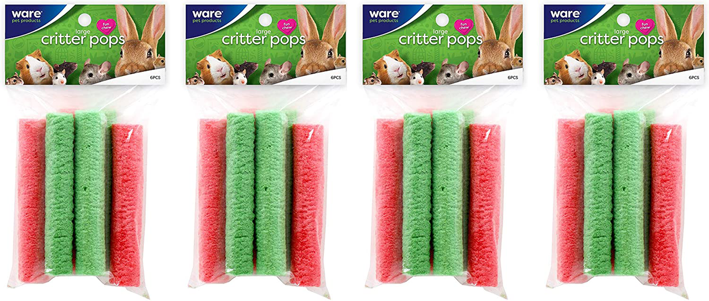 Ware Manufacturing Large Rice Pops Small Animal Treats Animals & Pet Supplies > Pet Supplies > Small Animal Supplies > Small Animal Bedding Ware Manufacturing Pack of 4