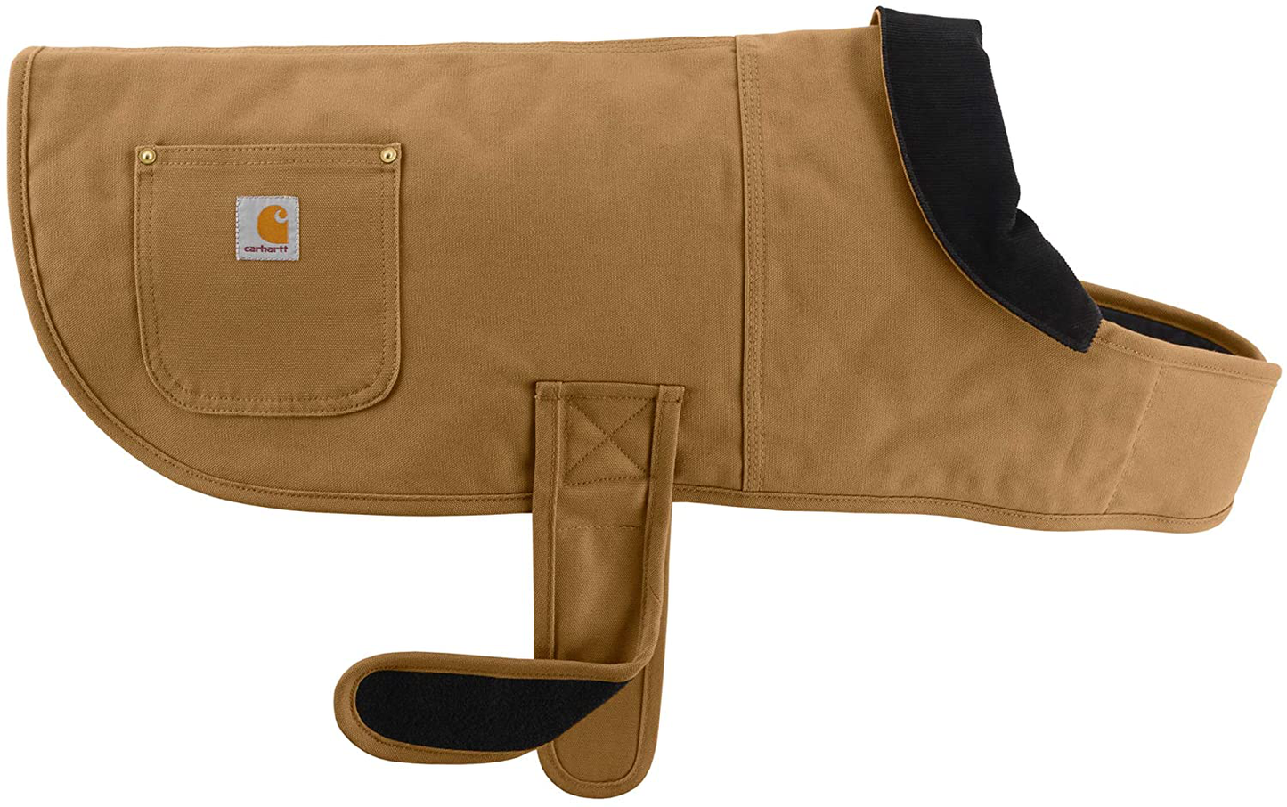 Carhartt Pet Firm Duck Insulated Dog Chore Coat Animals & Pet Supplies > Pet Supplies > Dog Supplies > Dog Apparel Carhartt Brown/Brass Large