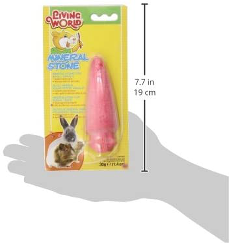Living World Small Animal Minerals Stone, Carrot Animals & Pet Supplies > Pet Supplies > Small Animal Supplies > Small Animal Food Living World