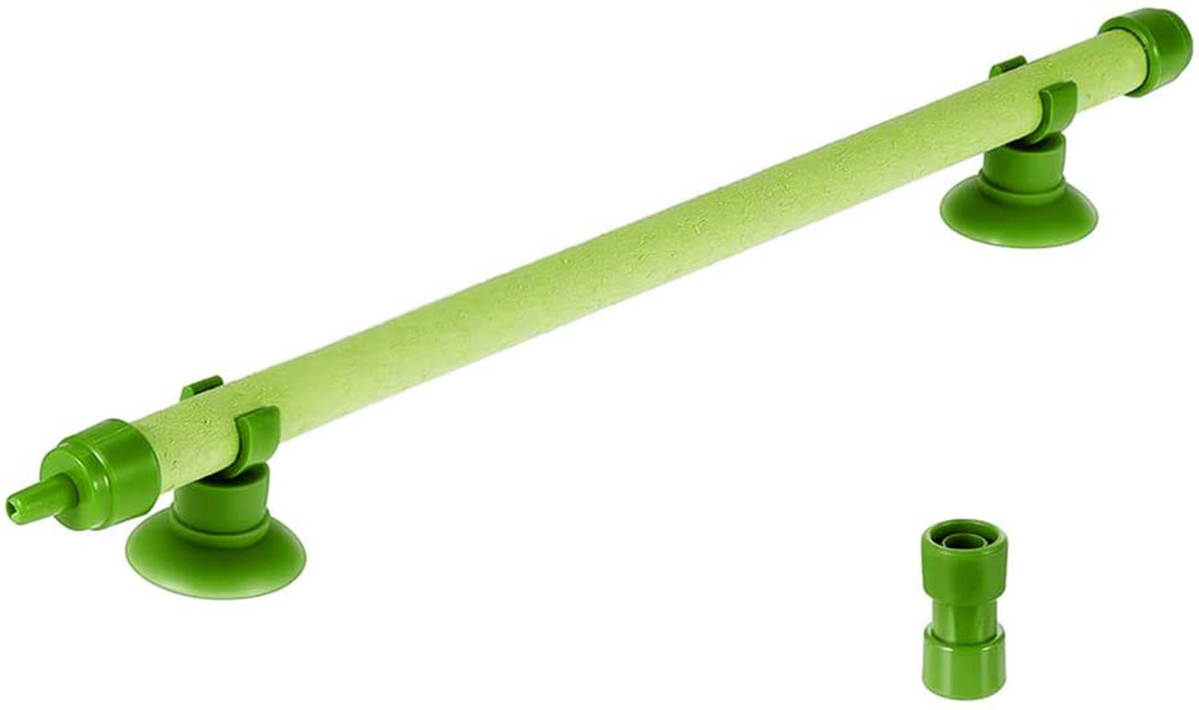Quickun 7" 10" 14" 18" 23" 28" Length Aquarium Air Stone Bubble Wall Tube Oxygen Diffuser Bar Decor Accessory for Fish Tank Animals & Pet Supplies > Pet Supplies > Fish Supplies > Aquarium Air Stones & Diffusers Quickun Green 18 inch (Pack of 1)