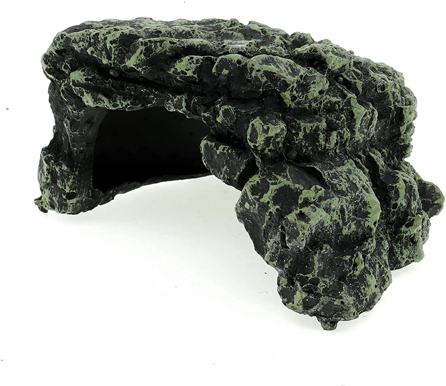 ALEGI Reptile Caves Turtle Ramp Basking Platform Habitat Decor Humidify Resin Rock for Reptiles, Amphibians Animals & Pet Supplies > Pet Supplies > Reptile & Amphibian Supplies > Reptile & Amphibian Habitats ALEGI AG579