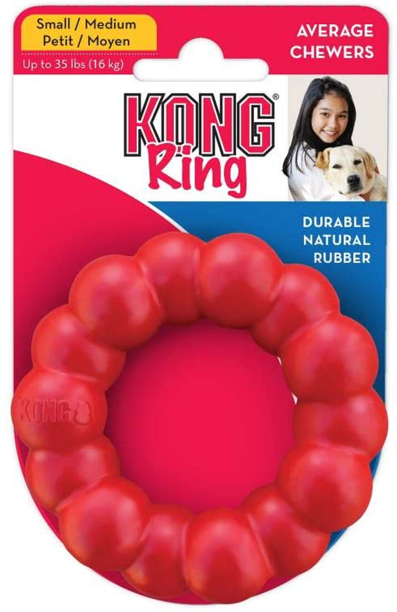 KONG - Ring - Durable Rubber Dog Chew Toy Animals & Pet Supplies > Pet Supplies > Dog Supplies > Dog Toys KONG