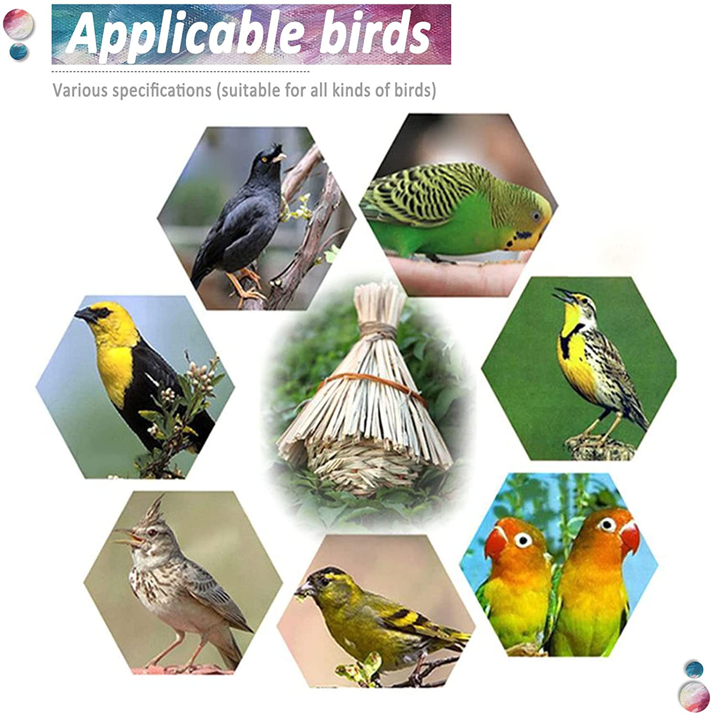 Hamiledyi Wood Bird Perch Stand Set 10 Pcs Parakeets Natural Wooden Platform Parrot Swing Rope Ladder Bird Toys for Small Medium Cockatiels Conures Lovebirds Finches Cage Accessories Animals & Pet Supplies > Pet Supplies > Bird Supplies > Bird Ladders & Perches Hamiledyi