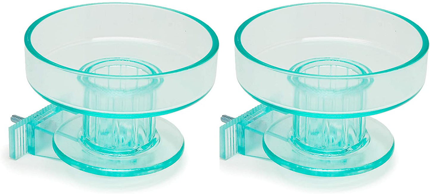 Lixit Quick Lock Bird Cage Bath for Lovebirds, Canaries, Finches, Parakeets, and Cockatiels and Other Small to Medium Feathered Friends Animals & Pet Supplies > Pet Supplies > Bird Supplies > Bird Cage Accessories Lixit Pack of 2