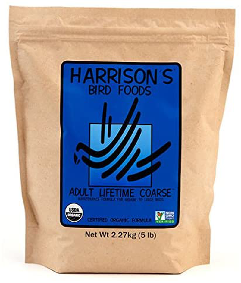Harrison'S Adult Lifetime Coarse 5Lb Animals & Pet Supplies > Pet Supplies > Bird Supplies > Bird Food Harrison's Bird Foods