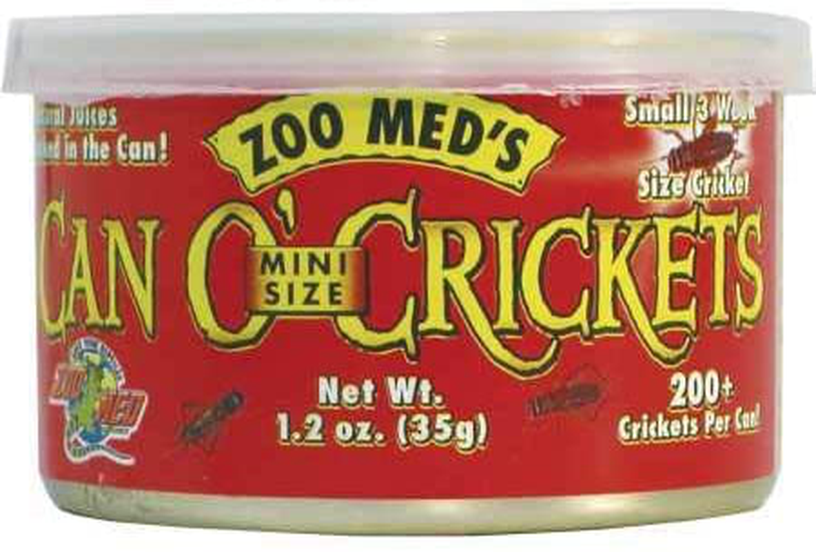 Can O' Crickets (1.2 Oz) Animals & Pet Supplies > Pet Supplies > Reptile & Amphibian Supplies > Reptile & Amphibian Food Zoo Med