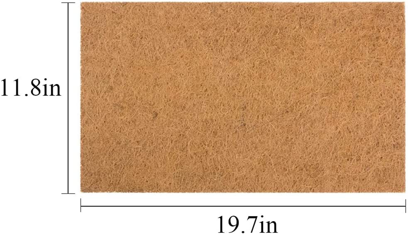 Hamiledyi Reptile Carpet Mat Coconut Fiber,Tortoise Substrate Liner Lizard Reptile Coco Liner for Bearded Dragon Snake Gecko Turtle Lizard Chamelon Iguana Animals & Pet Supplies > Pet Supplies > Reptile & Amphibian Supplies > Reptile & Amphibian Substrates Hamiledyi