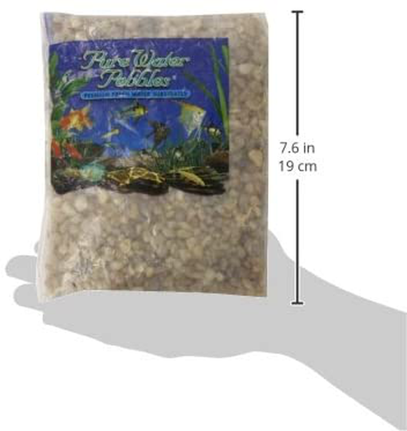 Pure Water Pebbles Aquarium Gravel, 2-Pound, Cumberland River Gems Animals & Pet Supplies > Pet Supplies > Fish Supplies > Aquarium Gravel & Substrates Pure Water Pebbles
