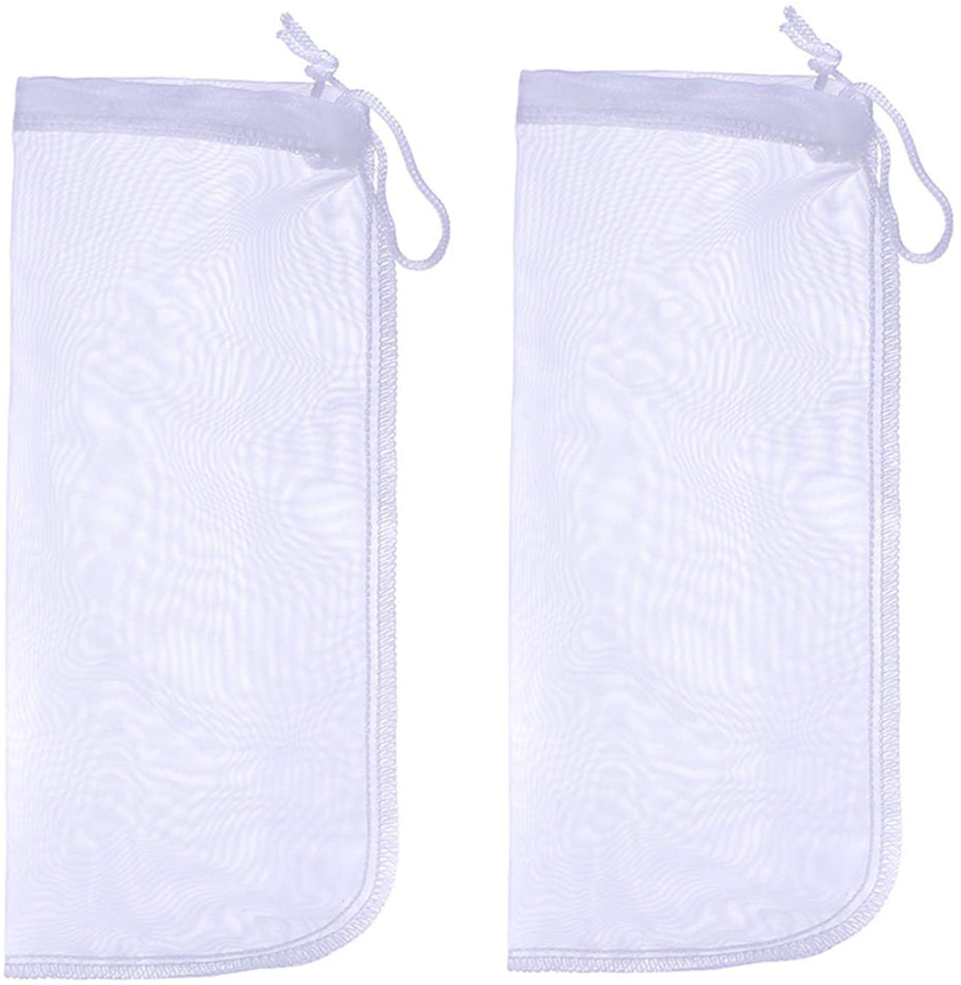 Alegi Aquarium Small Filter Media Bag Extra Fine,Reusable 180 Micron Drawstring Mesh Bags for Extra Fine Resins Filter Animals & Pet Supplies > Pet Supplies > Fish Supplies > Aquarium Filters ALEGI 10"*3.9" (6 pack)