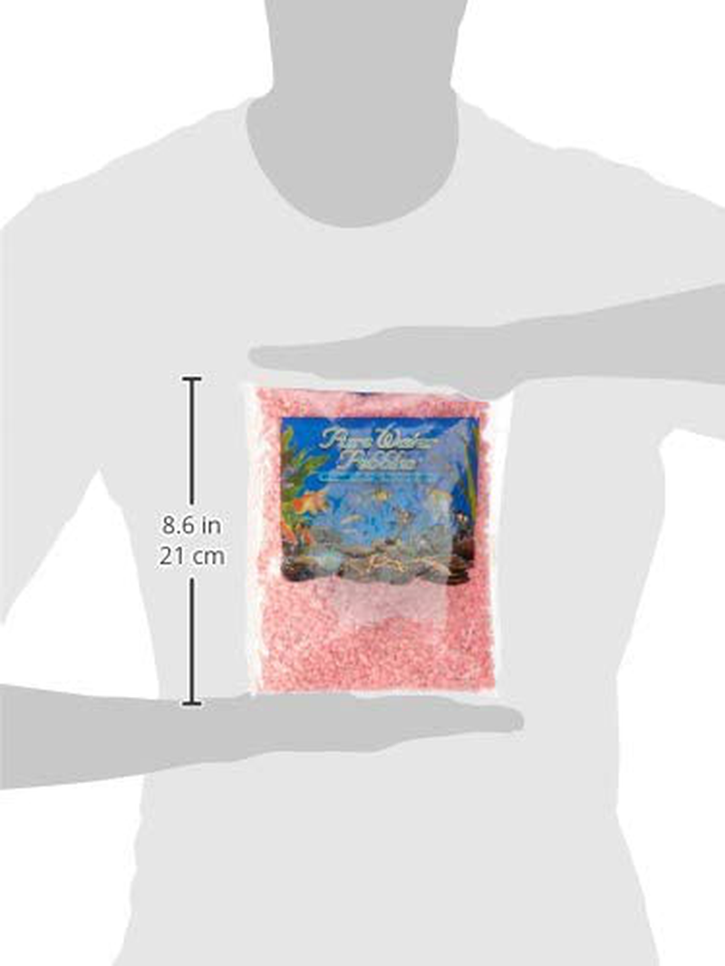 Pure Water Pebbles Aquarium Gravel, 2-Pound, Neon Pink Animals & Pet Supplies > Pet Supplies > Fish Supplies > Aquarium Gravel & Substrates Pure Water Pebbles