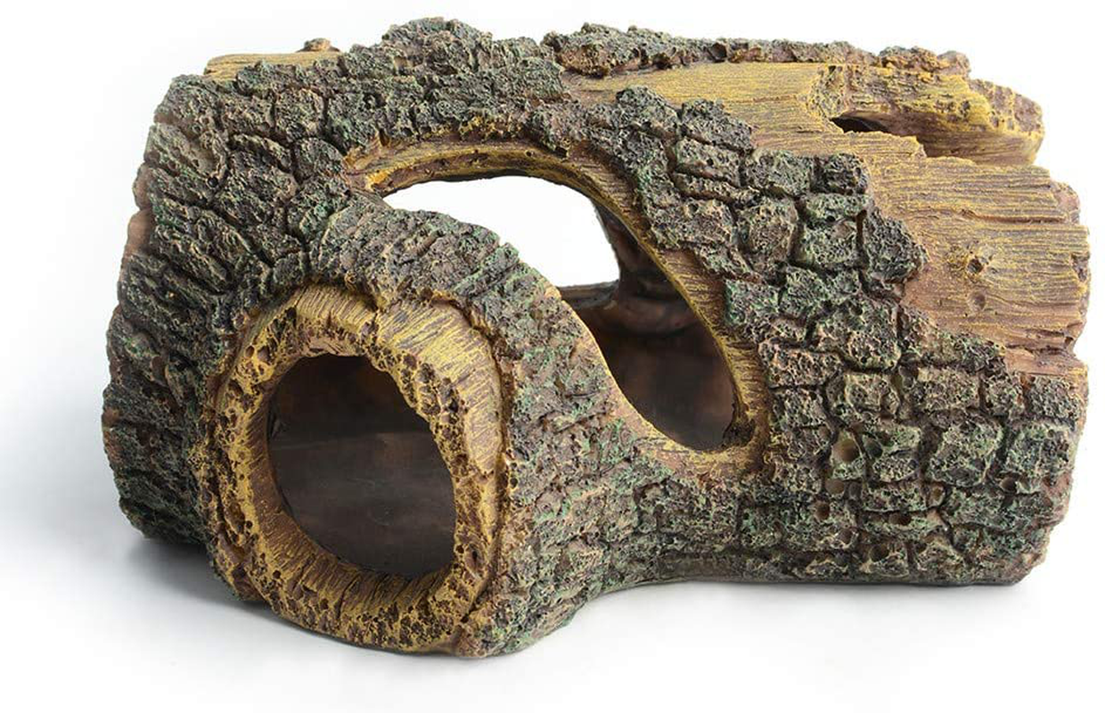 Hygger Betta Log Resin Hollow Tree Trunk Ornament, Betta Fish Accessor –  KOL PET