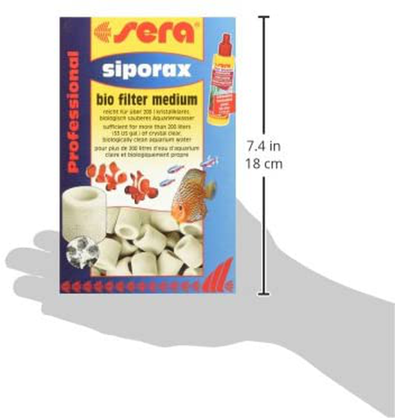 Sera Siporax Professional 15 Mm 1, 000 Ml, 10.2 Oz. Aquarium Filter Accessories Animals & Pet Supplies > Pet Supplies > Fish Supplies > Aquarium Filters Sera