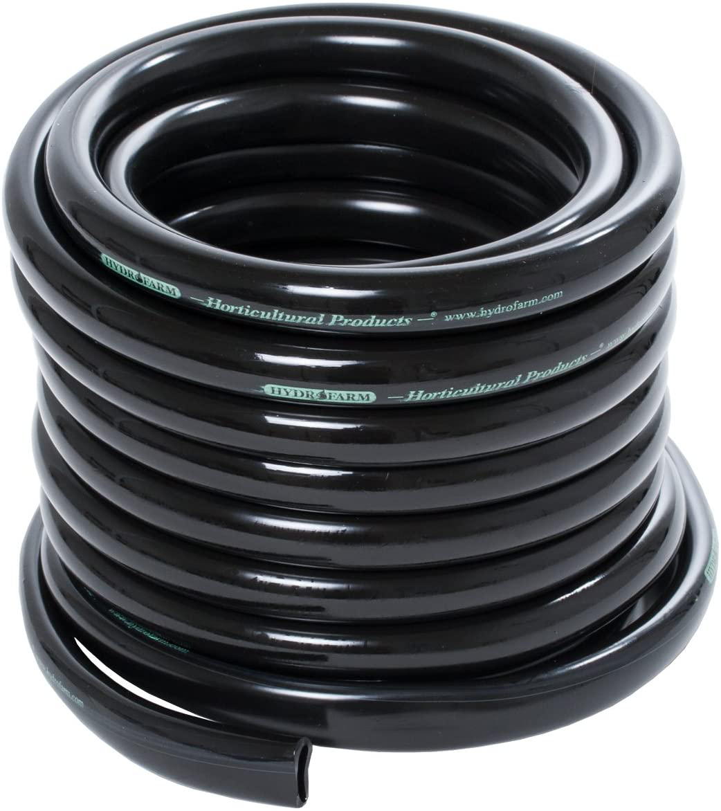 Hydrofarm HGTB50GF 1/2-Inch Black, 25 Foot Roll Tubing, Feet Animals & Pet Supplies > Pet Supplies > Fish Supplies > Aquarium & Pond Tubing Hydrofarm Black Inside Diameter 1/2" 25 feet