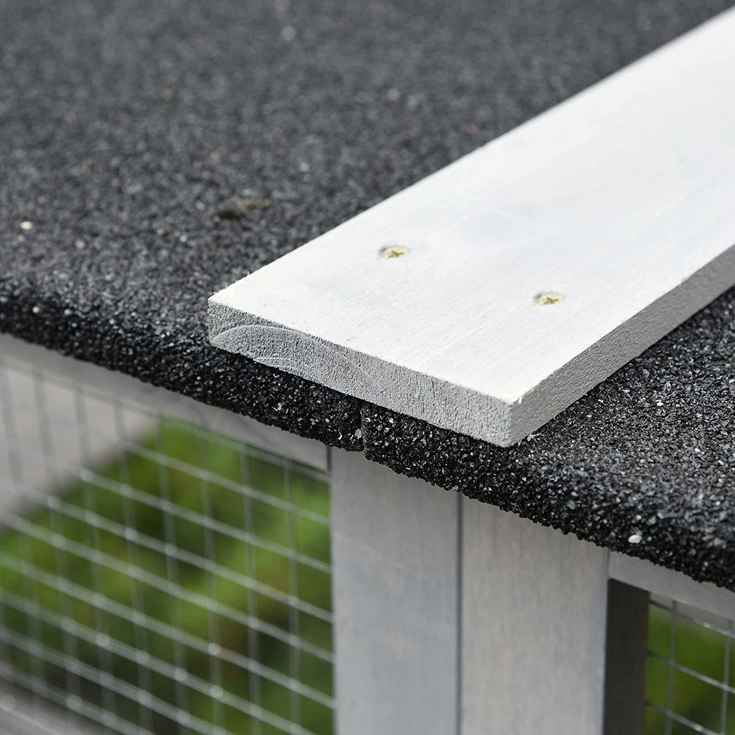 Pawhut Large Wooden Outdoor Catio Enclosure with Weather Protection, Cat Patio with 6 Platforms 71" X 38.5" X 71" Animals & Pet Supplies > Pet Supplies > Cat Supplies > Cat Beds PawHut