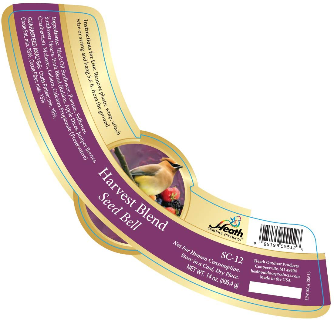 Heath Outdoor Products SC-12 14-Ounce Nut and Berry Seed Cake Bell, 6-Pack Animals & Pet Supplies > Pet Supplies > Bird Supplies > Bird Food Heath Outdoor Products