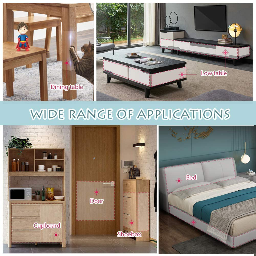 VMLAR Furniture Protectors from Cats, anti Cats Scratch Guards Deterrent Training Tape, Clear Premium Heavy Duty Flexible Vinyl Protector, Stops Scratching Cat Couch Protector Guards (10 PCS) Animals & Pet Supplies > Pet Supplies > Cat Supplies > Cat Furniture VMLAR