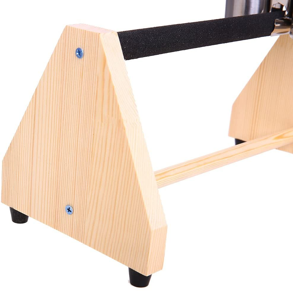 QBLEEV Parrot Play Wood Stand Bird Grinding Perch Table Platform Birdcage Feeder Stands with Feeder Dish Cup Portable Table Playstand for Small Cockatiels, Conures, Parakeets, Finch Animals & Pet Supplies > Pet Supplies > Bird Supplies > Bird Gyms & Playstands QBLEEV