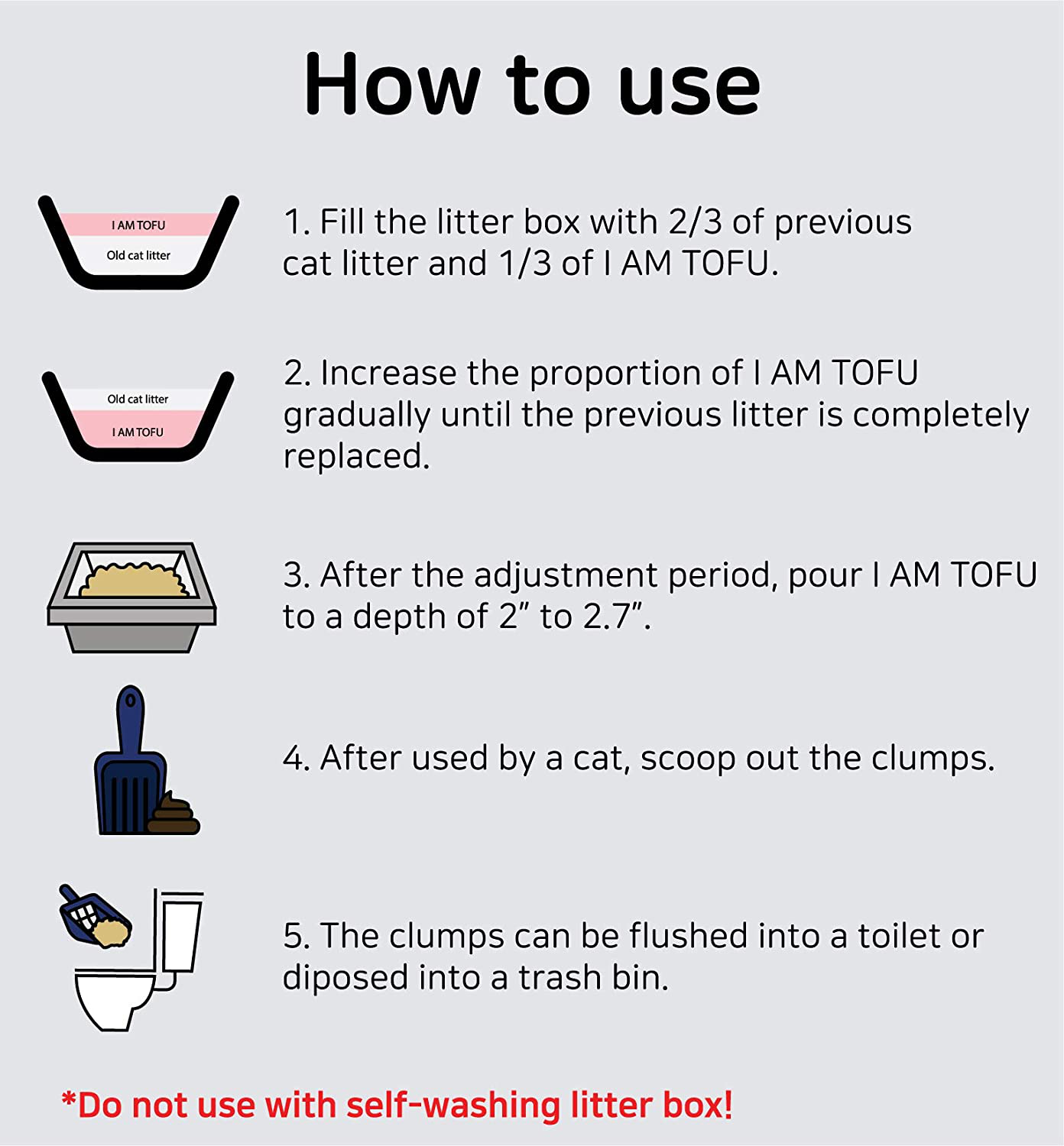 K KAMY'S ZOO I AM TOFU - Tofu Cat Litter, Natural Flushable Extra Clumping Pellet Litter Animals & Pet Supplies > Pet Supplies > Cat Supplies > Cat Litter Box Liners K KAMY'S ZOO