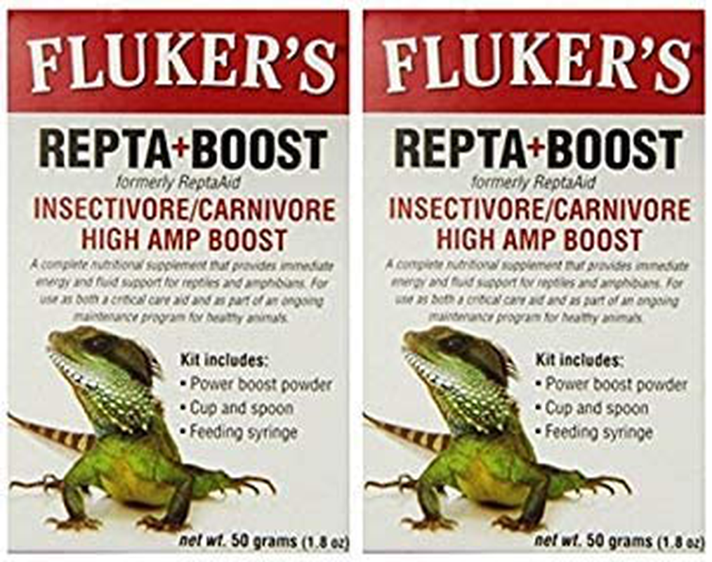 Fluker'S 2 Pack of Repta+Boost Insectivore and Carnivore High Amp Boost Animals & Pet Supplies > Pet Supplies > Reptile & Amphibian Supplies > Reptile & Amphibian Food BATEMEN