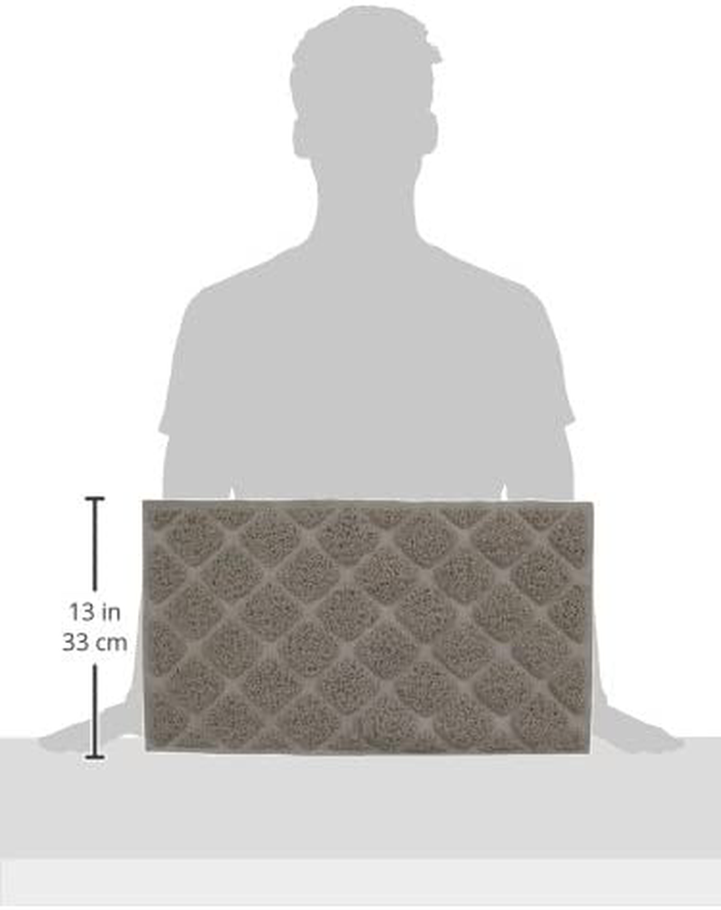 Petmate Grid Litter Catcher Mat, Stone Animals & Pet Supplies > Pet Supplies > Cat Supplies > Cat Litter Box Mats Petmate