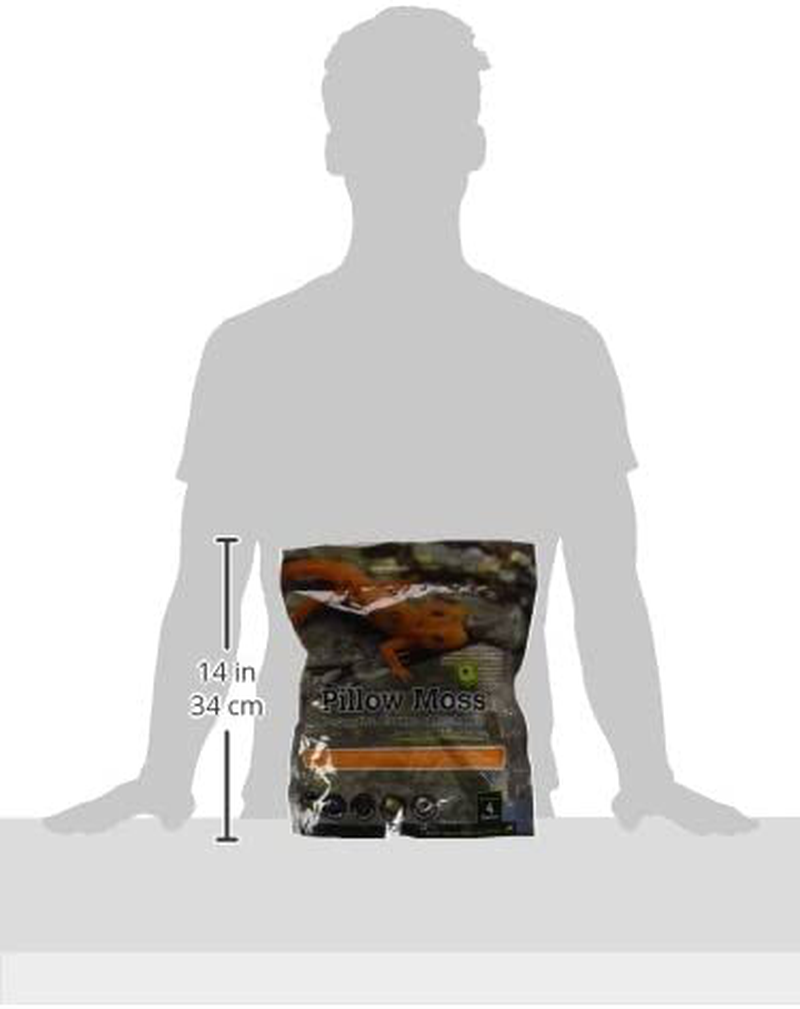 Galápagos (05234) Pillow Moss, Clumps of Real Moss, Natural, 4QT Animals & Pet Supplies > Pet Supplies > Reptile & Amphibian Supplies > Reptile & Amphibian Substrates Galapagos