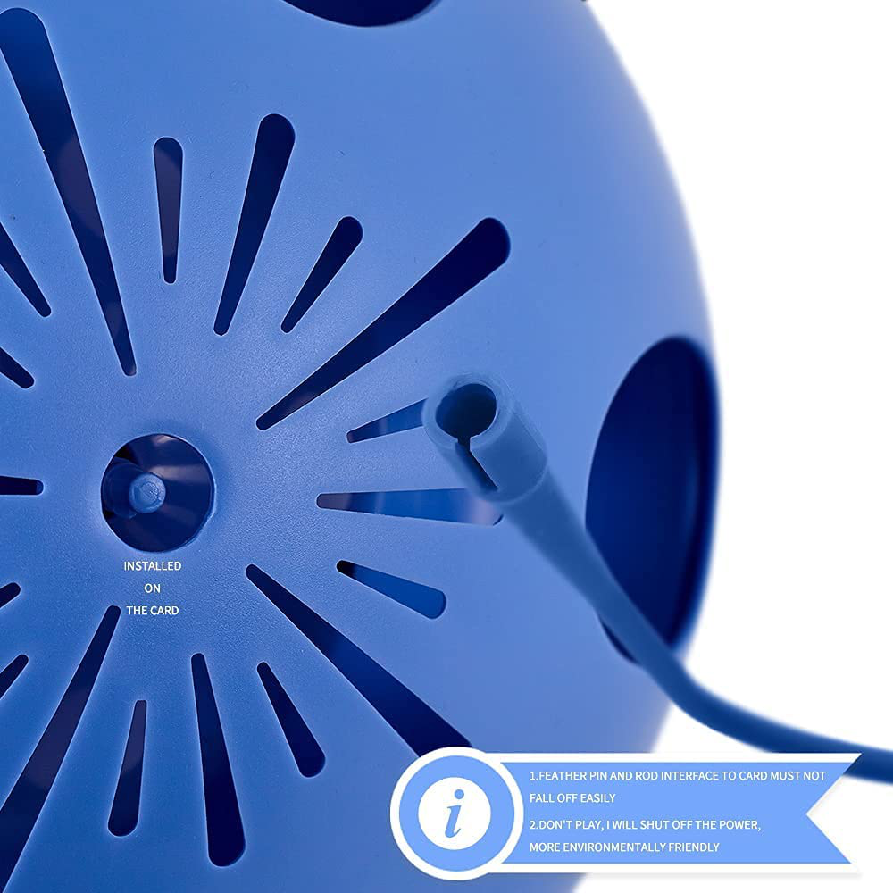 Fishball Interactive Cat Toys, Electric Cat Feather Toy for Indoor Cat, 2 Speed Mode Automatic Cat Toy, Battery Operated Puzzle Game Attract the Kitten'S Attention and Give It the Fun of Hunting Animals & Pet Supplies > Pet Supplies > Cat Supplies > Cat Toys Fishball